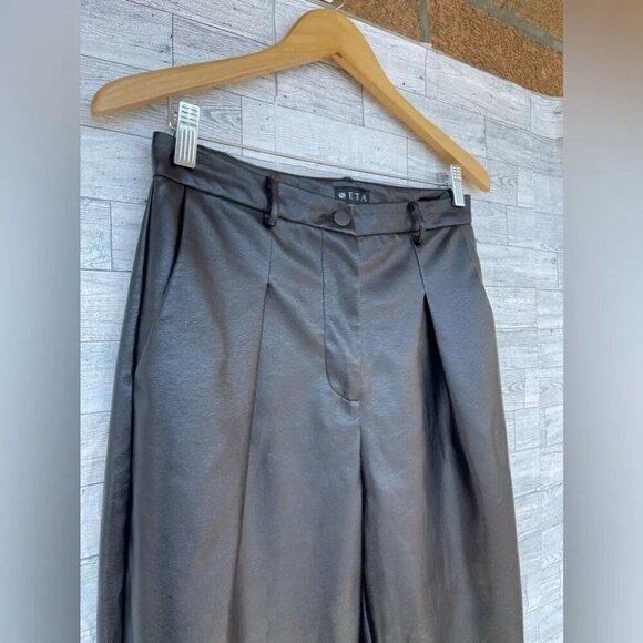 Seta Apparel Women's Leather Baggy Pants small - Picture 5 of 11